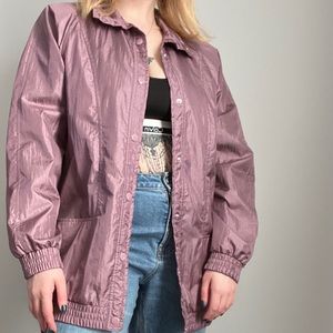 VINTAGE METALLIC WINDBREAKER